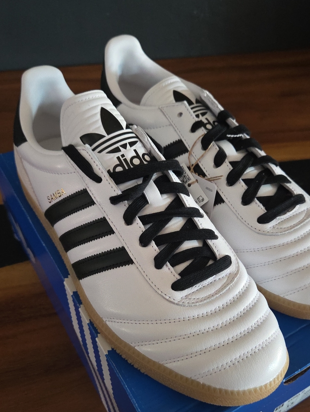 Adidas Samba JP White/Black Men's Sneaker Size 12 New With Tags & Box - Picture 4 of 8